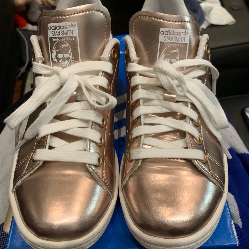 Adidas Stan Smith Rose Gold size 7 worn once